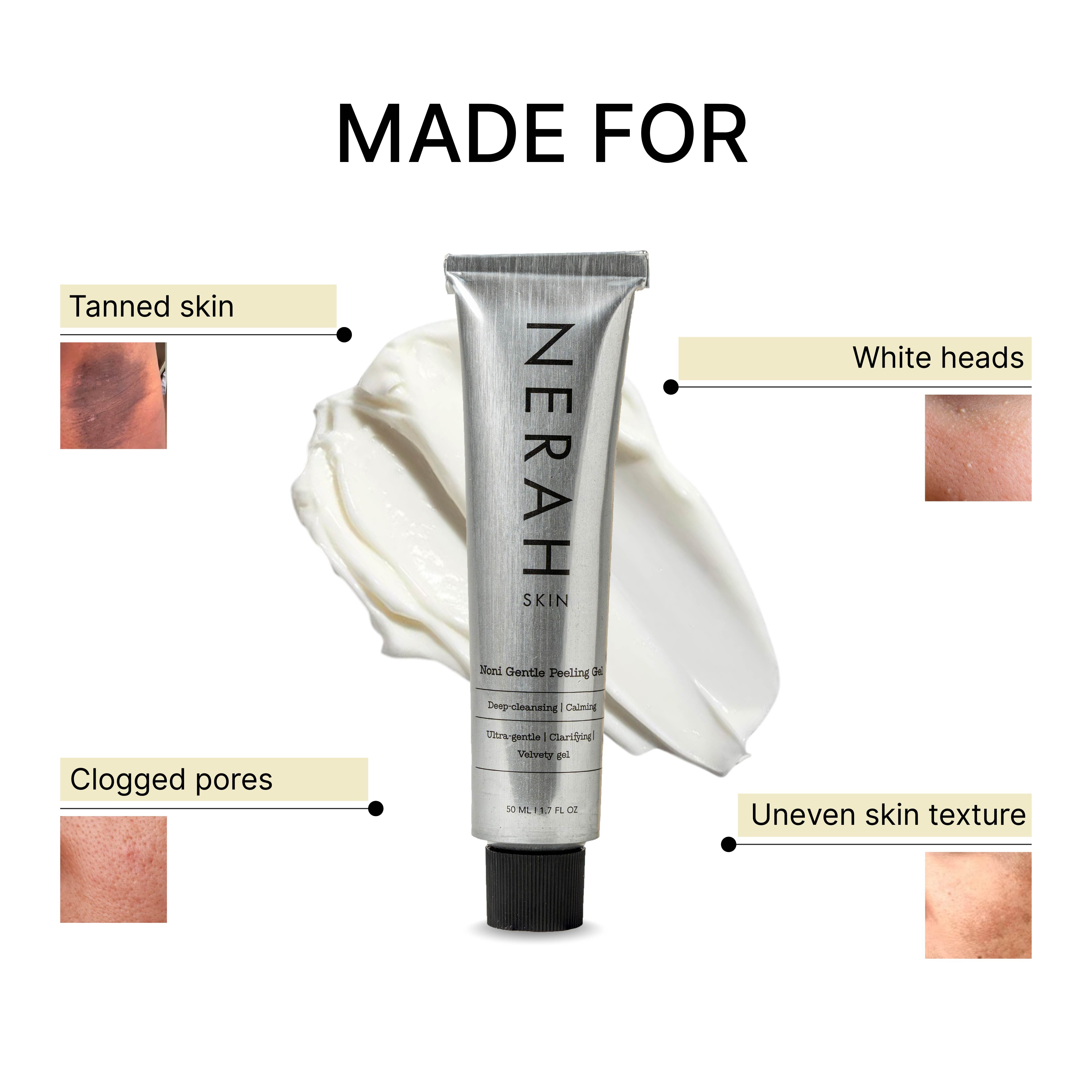 Noni Gentle Peeling Gel | Non-AHA/BHA Exfoliator for Sensitive