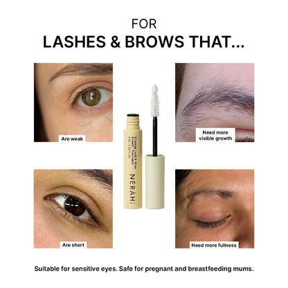 Ginseng Lash &amp; Brow Growth treatment I Peptide-powered. Oil-free.
