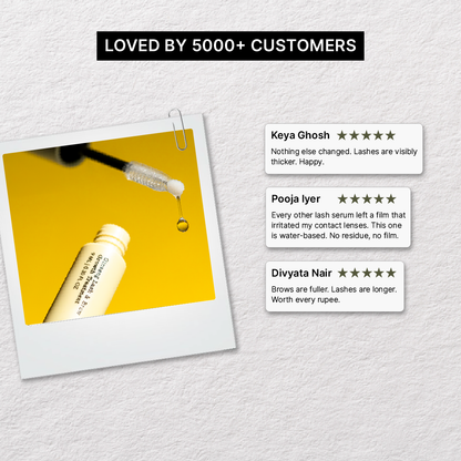 Ginseng Lash &amp; Brow Growth treatment I Peptide-powered. Oil-free.